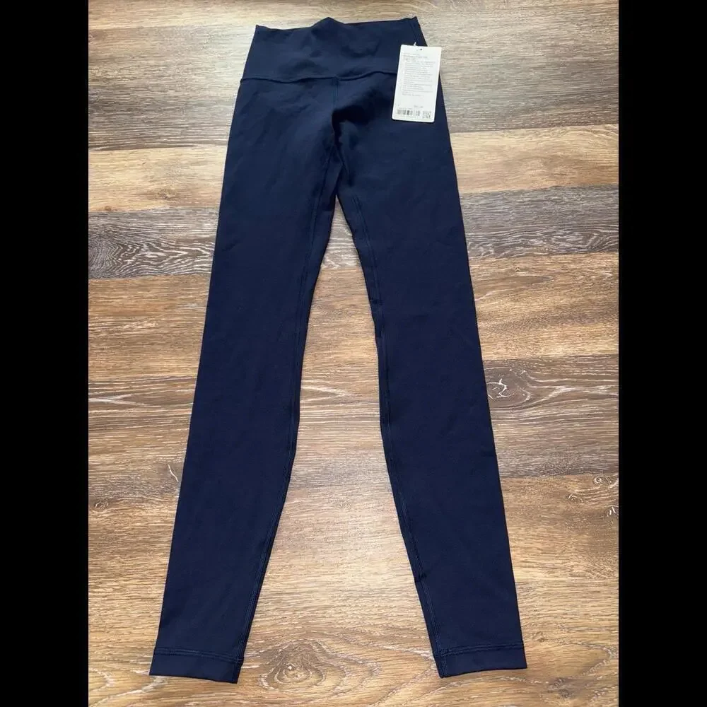 Lululemon Wunder Train High Rise 28” True Navy Size 4 NWT